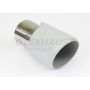 Different Trend Hi-Polished Tips 3 1/2″ High Heat Reasistent Grey Aluminized Tip DT-25199