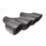 Different Trend 3.5″ Dual Double Wall Slant Carbon Fiber Tip Driver Side DT-25223L