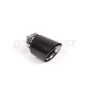 Different Trend Glossy Carbon Fiber Exhaust Tip, Double Layer Double Wall With Clamp DT-25314G