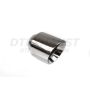 Different Trend Hi-Polished Tips 304ss Polish Double Wall Slant Cut Tip DT-25316