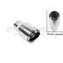 Different Trend Hi-Polished Tips 3.5” Polished Exhaust Tip DT-25324B