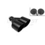 Different Trend Black Powder Coated Dual 4″ Exhaust Tips DT-25330CBK