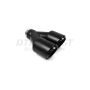 Different Trend Black Powder Coated Dual 3.5″ Exhaust Tips Passenger Side DT-25333RBK