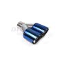 Different Trend Color Burned Blue Chromed Dual 4” Exhaust Tips DT-25335BU