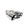 Different Trend Hi-Polished Tips Dual Parallel 4″ Double Wall Angle Tip DT-30983