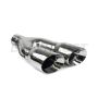 Different Trend Hi-Polished Tips 4″ Dual Double Wall Side Way Angle DT-30124