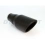 Different Trend Black Powder Coated 5″ Double Layer Rolled Slant DT-255052-12BK
