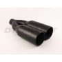 Different Trend Black Powder Coated 5″ Dual Double Wall Pencil Rolled Edge DT-30538PLBK