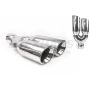 Different Trend Hi-Polished Tips 5″ Dual Sideway Angle Resonated DT-40538DS