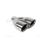 Different Trend Hi-Polished Tips 6” Double Wall Rolled Slant DT-40638DL