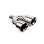 Different Trend Hi-Polished Tips Dual 6” Double Wall Sideways Angle Tip DT-50638DS