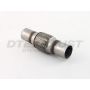Different Trend Stainless Steel Flexible Pipe 4″ Double Braided Flexible Pipe With Nipple, I.d. 1.75″ DTF-1704N