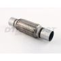 Different Trend Stainless Steel Flexible Pipe 8″ Double Braided Flexible Pipe With Nipple, I.d. 2″ DTF-2008N