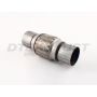 Different Trend Stainless Steel Flexible Pipe 4″ Double Braided Flexible Pipe With Nipple, I.d. 2.25″ DTF-2404N
