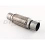 Different Trend Stainless Steel Flexible Pipe 8″ Double Braided Flexible Pipe With Nipple, I.d. 2.25″ DTF-2408N