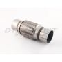 Different Trend Stainless Steel Flexible Pipe 6″ Double Braided Flexible Pipe With Nipple, I.d. 2″ DTF-2506N