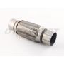 Different Trend Stainless Steel Flexible Pipe 8″ Double Braided Flexible Pipe With Nipple, I.d. 2.5″ DTF-2508N