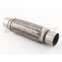 Different Trend Stainless Steel Flexible Pipe 10″ Double Braided Flexible Pipe With Nipple, I.d. 2.5″ DTF-2510N