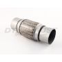 Different Trend Stainless Steel Flexible Pipe 6″ Double Braided Flexible Pipe With Nipple, I.d. 3″ DTF-3006N
