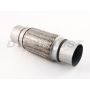 Different Trend Stainless Steel Flexible Pipe 8″ Double Braided Flexible Pipe With Nipple, I.d. 3″ DTF-3008N