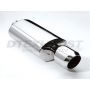 Different Trend Hi-Polished Mufflers Oval With 4.5″ Slanted Double Wall DTM-116