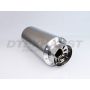 Different Trend Hi-Polished Mufflers 6″ Round Adjustable Silencer (silver) DTM-120
