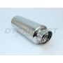 Different Trend Hi-Polished Mufflers 5″ Round Slanted With Adjustable Silencer DTM-123B