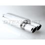Different Trend Hi-Polished Mufflers Oval With Dual 3.5″ Double Layer Slanted DTM-131