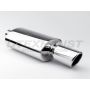 Different Trend Hi-Polished Mufflers Oval With 4″ Slanted Rolled Double Layer DTM-134