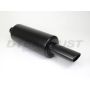 Different Trend Black Powder Coated 6″ Round W/ Oval Round Slanted DTM-139BK