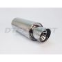 Different Trend Hi-Polished Mufflers 6″ Round Adjustable Silencer Slanted DTM-147S