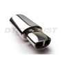 Different Trend Hi-Polished Mufflers Oval With Resonated Batman Tip DTM-148