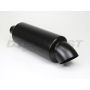 Different Trend Black Powder Coated 6″ Round Turndown DTM-150BK