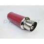 Different Trend Red Carbon Fiber Adjustable Silencer DTM-202R