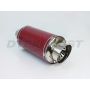 Different Trend Red Carbon Fiber Adjustable Silencer DTM-204R
