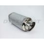 Different Trend Silver Carbon Fiber Adjustable Silencer DTM-204SV