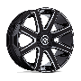 DUB 1PC DC273 PULL Wheel 24X10 5X115/120 74.1 15.0