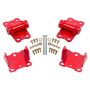 BMR Suspension MM460R Motor Mount Kit, Upper And Lower, Poly