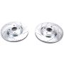 PowerStop JBR1724XPR PowerStop Evolution Performance Drilled, Slotted & Plated Brake Rotor Pair