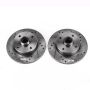 PowerStop EBR250XPR PowerStop Evolution Performance Drilled and Slotted Rotor Pair
