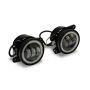 Raxiom J130812 07-23 Jeep Wrangler JK & JL Axial Series Halo LED Fog Lights- Amber