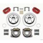 Wilwood 140-13322-R Dynapro Lug Mount P/S Park Brake Kit Red Big Ford 2.36in Off Bronco 5 x 5.50
