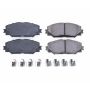 PowerStop 17-1210 PowerStop - Z17 Low-Dust Ceramic Brake Pads with Hardware