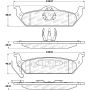 Stoptech 308.09630 Street Brake Pads