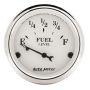 AUTOMETER ATM1605 Old Tyme White 2 1/16in Fuel Gauge Ford