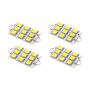 Diode Dynamics DD0106Q 44mm SML9 LED Bulb - Cool - White Set of 4