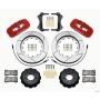 Wilwood 140-13919-R AERO6 Front Hat Kit 15.00 Red 2007-2011 BMW E90 Series w/Lines