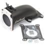 Edelbrock Ultra Low Profile Intake Elbow 90mm Throttle Body to Square-Bore Flange Black Finish