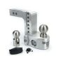 Weigh Safe 6in Drop Hitch w/Built-in Scale & 2in Shank (10K/12.5K GTWR) - Aluminum