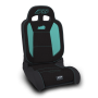 PRP Seats A8701044-50-238 PRP EnduroDaily Reclining Suspension Seat - Black/Teal Tweed - Driver